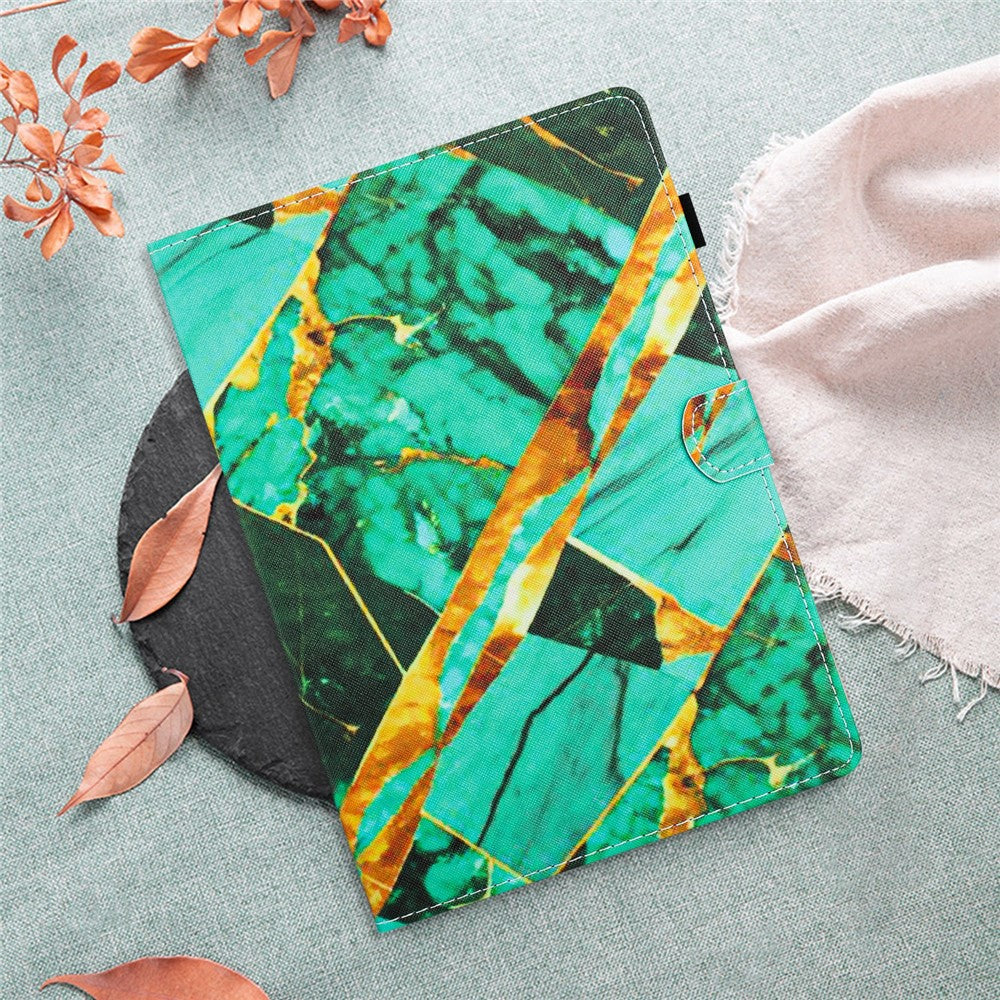 For Amazon Fire HD 10 Plus (2021) Smart Case PU Leather Pattern Dropproof Cover