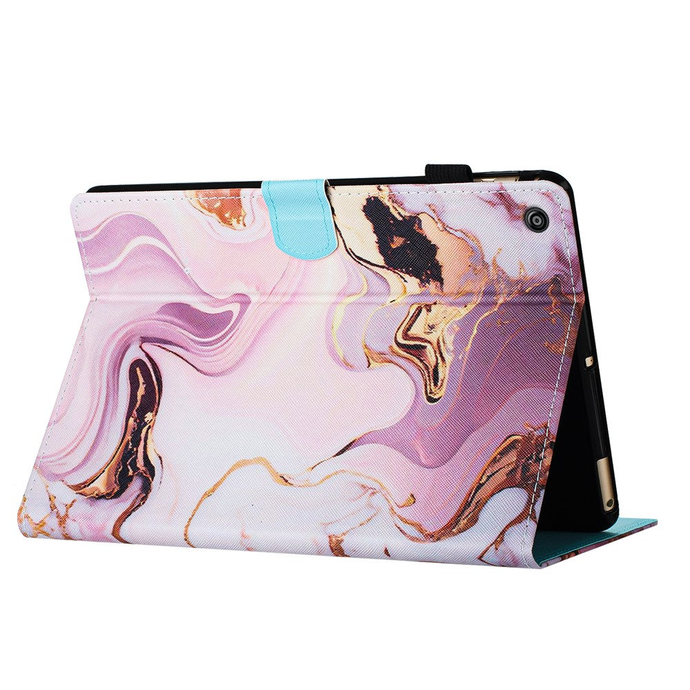 For Amazon Fire HD 10 (2015) / (2017) / (2019) Tablet Case Stand PU Leather Pattern Cover
