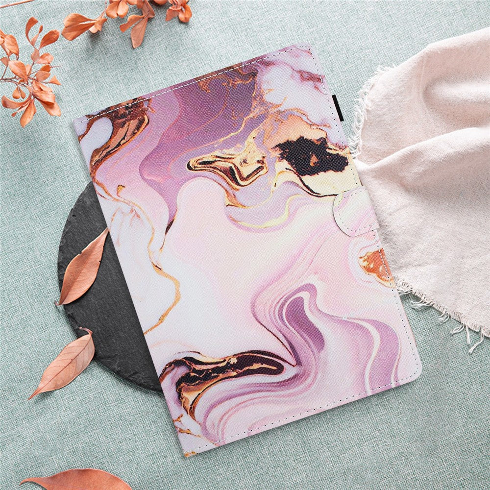 For Amazon Fire HD 10 (2015) / (2017) / (2019) Tablet Case Stand PU Leather Pattern Cover