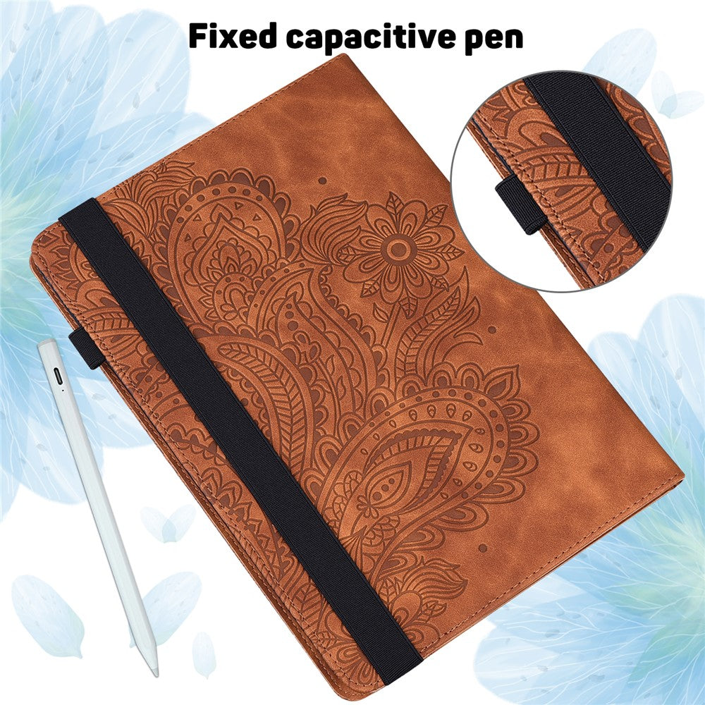 For Amazon Kindle Paperwhite (2024) / Kindle Colorsoft Case PU Leather E-Reader Cover with Card Slots Stand