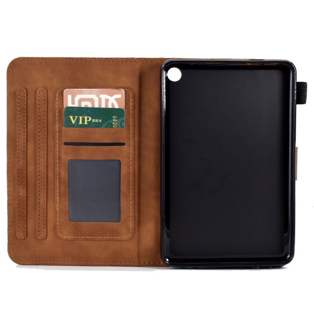 A8 For Amazon Fire HD 10 (2023) Stand Case Leather Tablet Cover with Card Slots