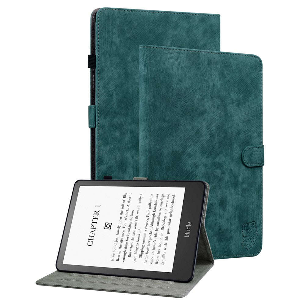 For Amazon Kindle Paperwhite (2024) / Kindle Colorsoft Case Card Slots PU Leather Stand E-Reader Cover