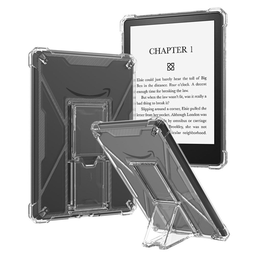 For Amazon Kindle Paperwhite 5 (2021) Shockproof TPU Case with PC Kickstand to Free Hands