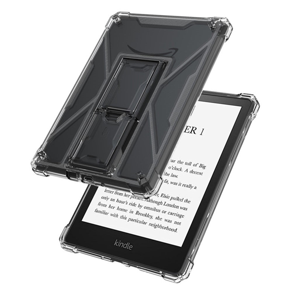 For Amazon Kindle Paperwhite 5 (2021) Shockproof TPU Case with PC Kickstand to Free Hands