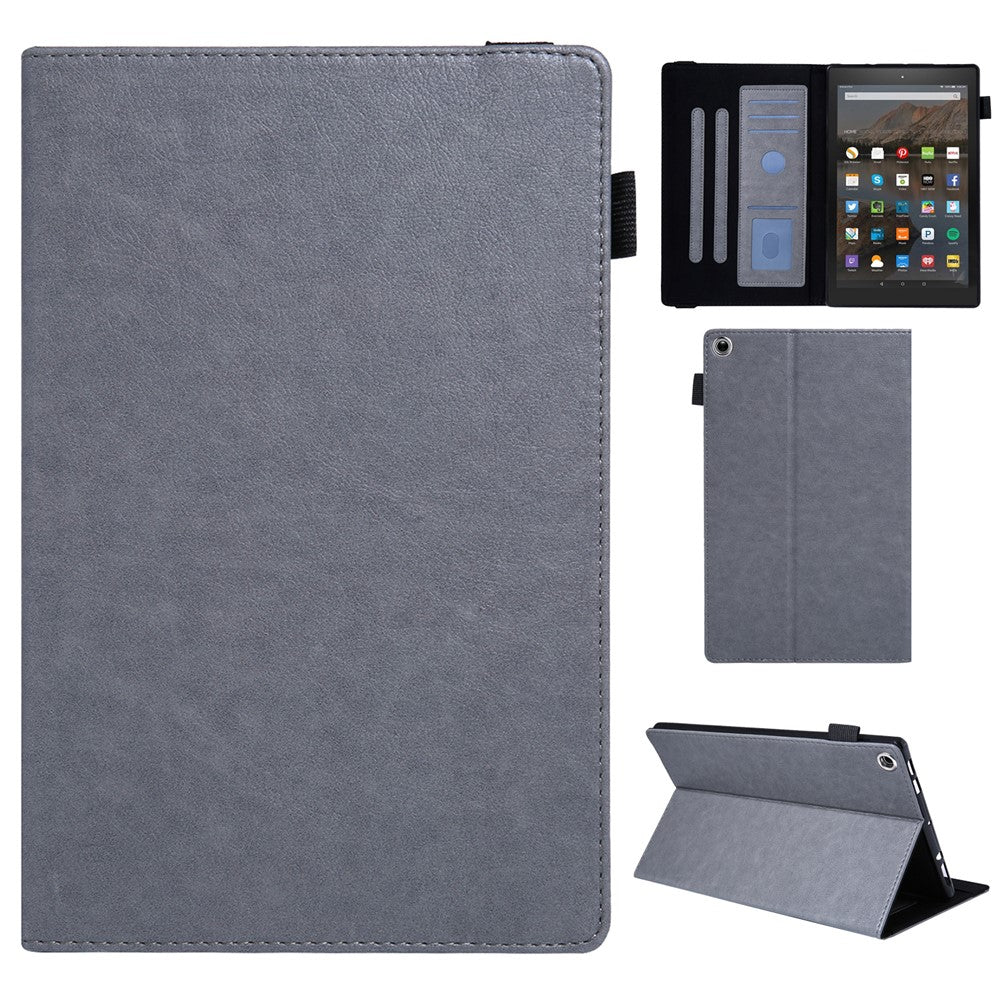 For Amazon Fire HD 10 (2015) / (2019) / (2017) Case Card Slots Shockproof Tablet Leather Flip Cover