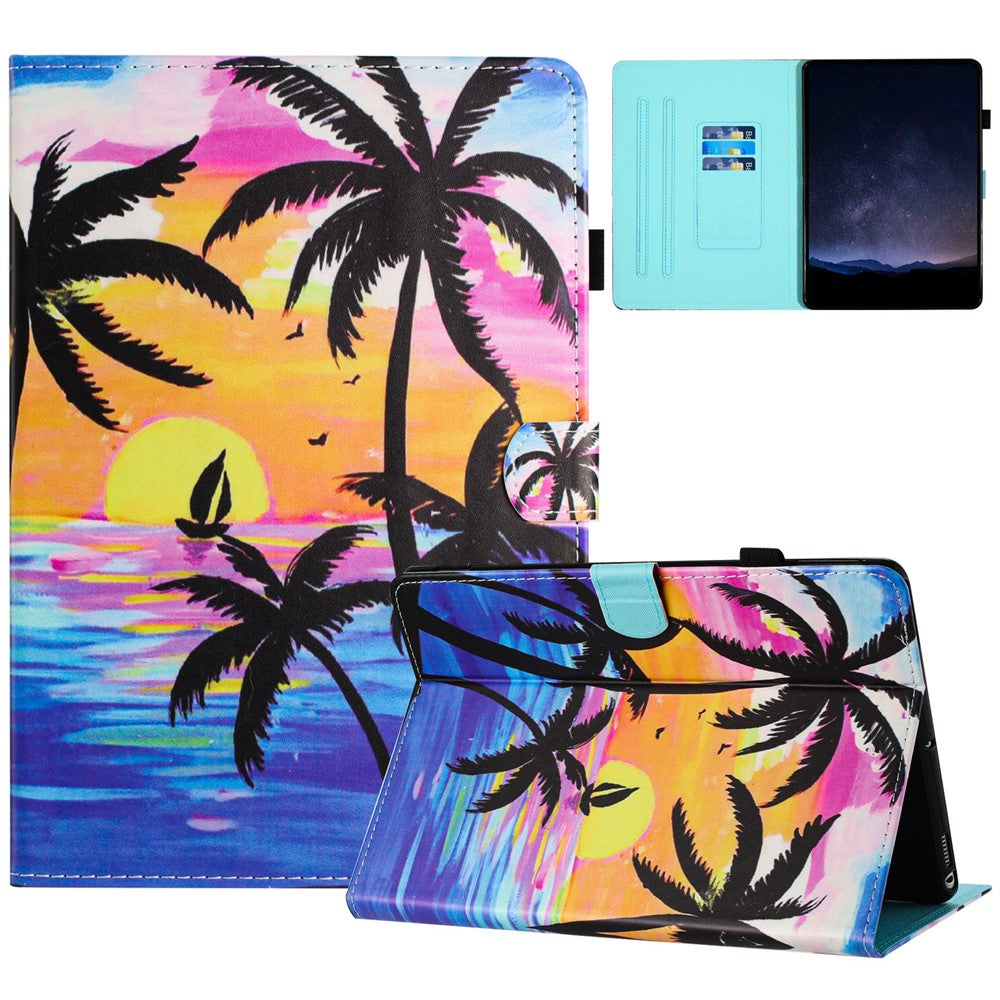 For Amazon Kindle Paperwhite 5 (2021) Case Pattern Printing PU Leather Stand Cover with Card Slots