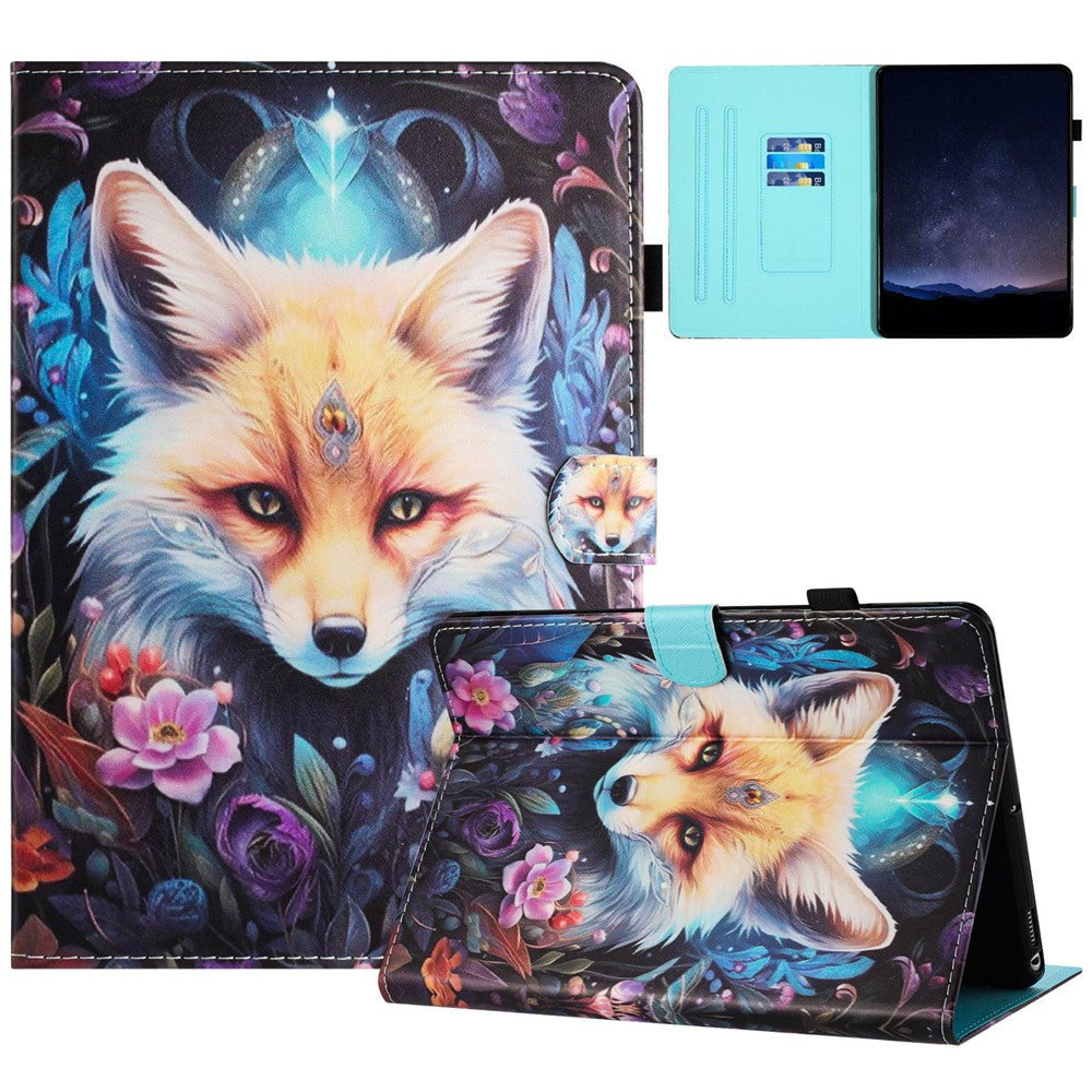 For Amazon Kindle Paperwhite 5 (2021) Case Pattern Printing PU Leather Stand Cover with Card Slots