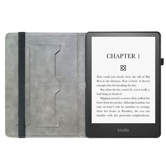 For Amazon Kindle Paperwhite 5 (2021) Case Pattern PU Leather Stand Card Slots Protective Cover