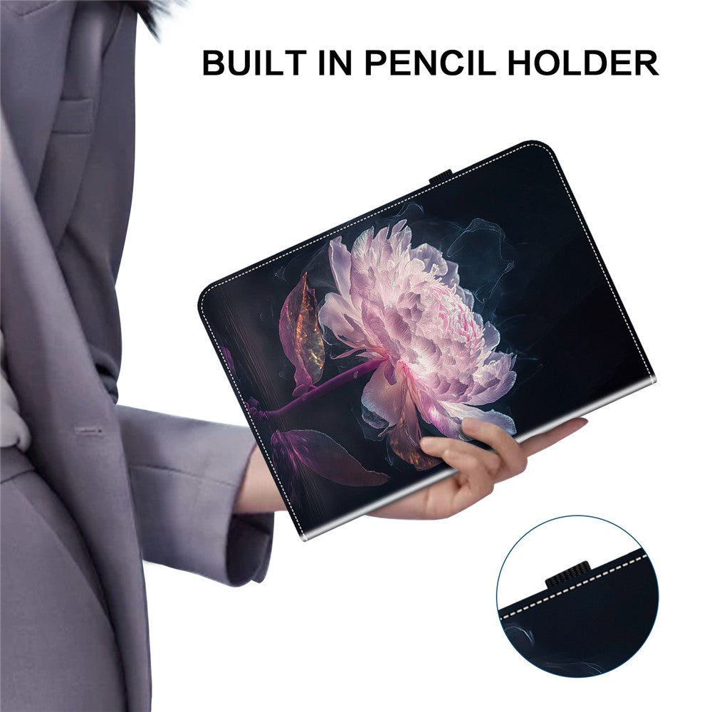 For Amazon Kindle Paperwhite 5 (2021) Case Pattern PU Leather Stand Card Slots Protective Cover
