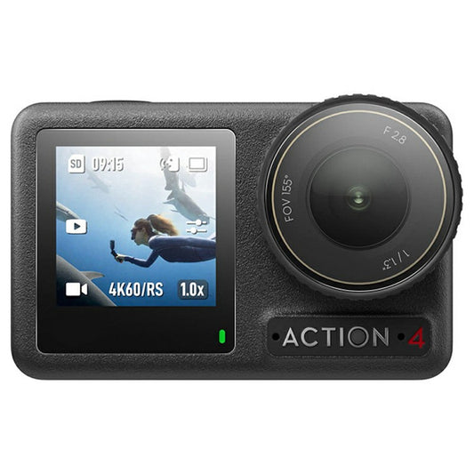 RURIHAI For DJI Osmo Action 4 Lens Film + Screen Protector 0.2mm 2.5D High Aluminium-Silicon Glass Guard