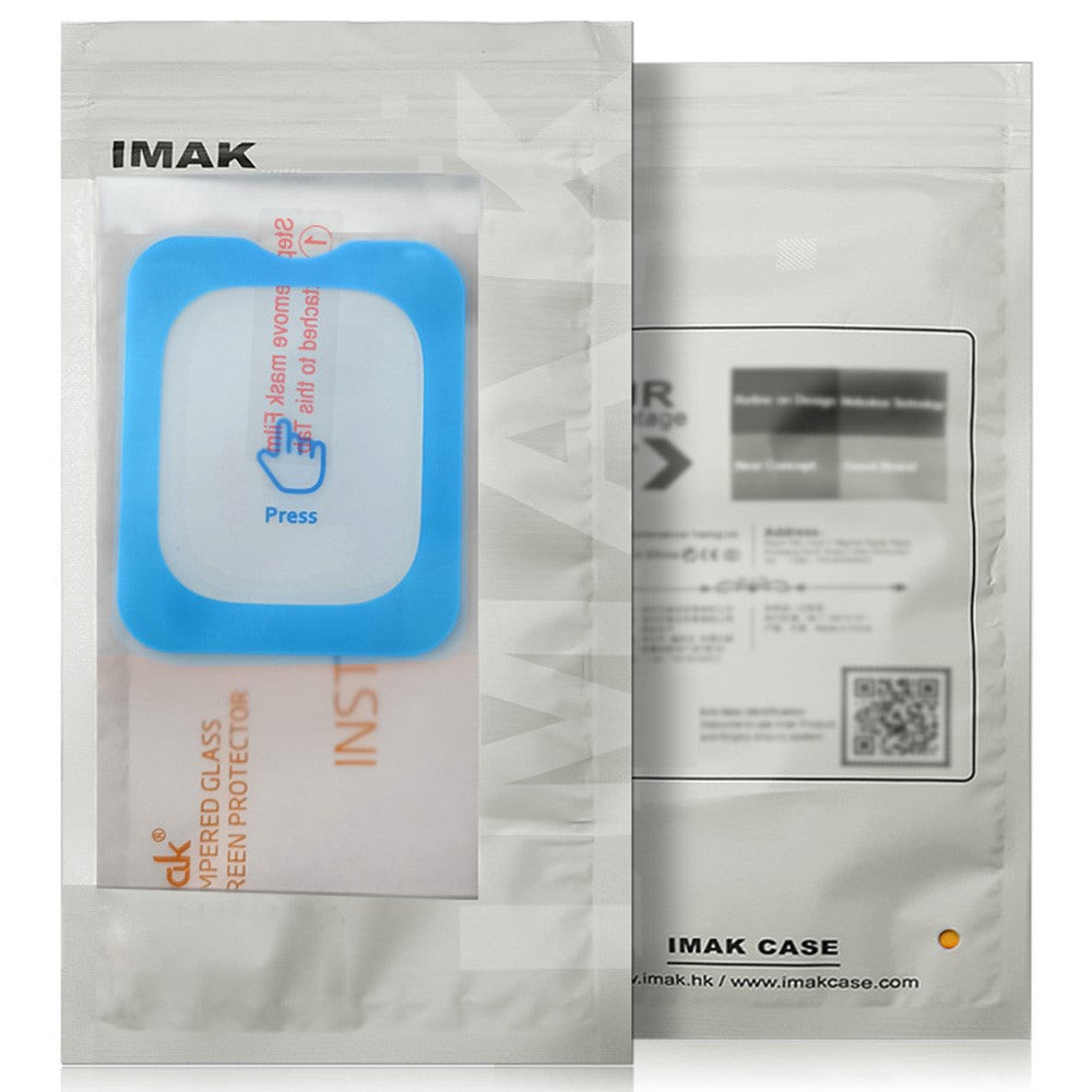 IMAK For DJI Osmo Action 4 Tempered Glass Screen Protector + Lens Film Set with Self Positioning Frame