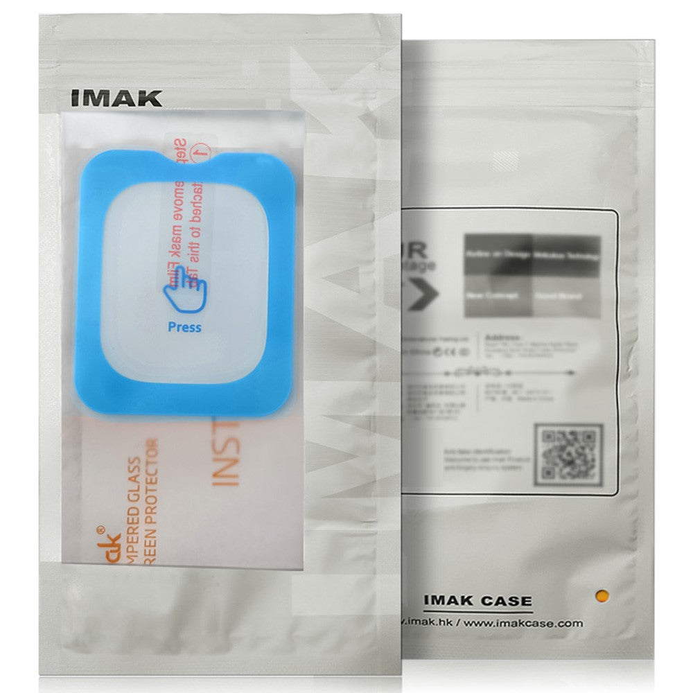 IMAK For GoPro Hero 12 Black Tempered Glass Screen Protector + Lens Film Set with Self Positioning Frame