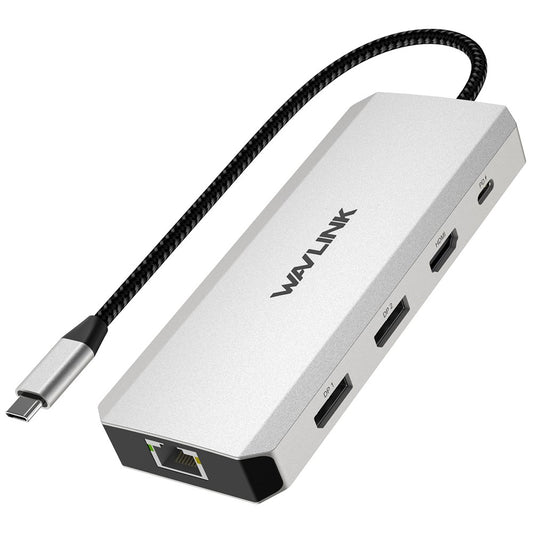 WAVLINK UMD306 USB-C Hub 12-In-1 Multi-Port Expansion Adapter RJ45 Ethernet Converter Support PD Charging