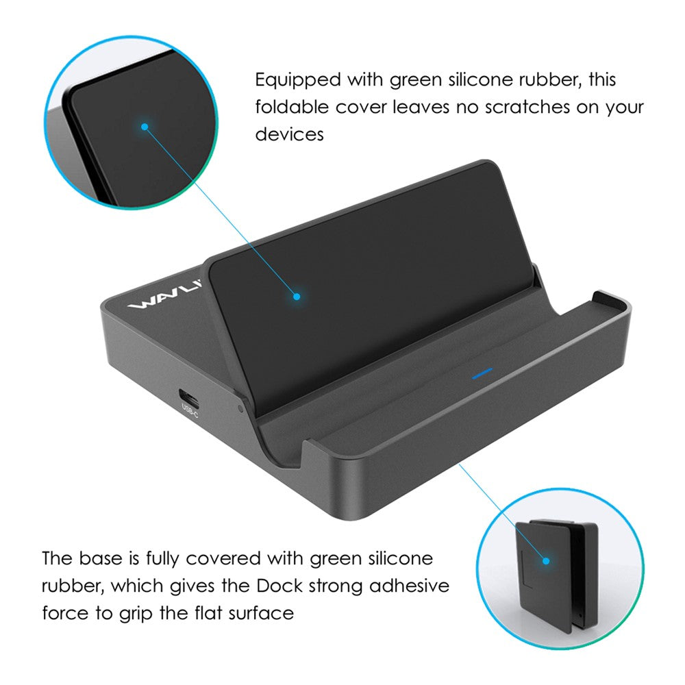 WAVLINK UHP3D01G 4K HD Docking Station Gigabit Ethernet USB 3.0 Multi-function Hub