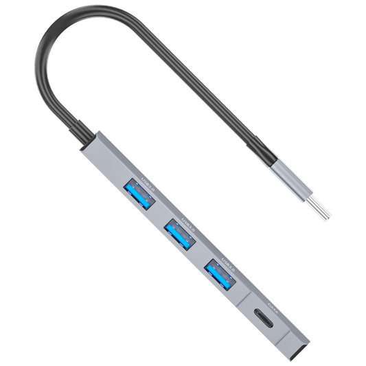 ADS-309C USB-C to Type-C + 3x USB 3.0 Splitter Hub Computer Docking Station with 13cm Cable