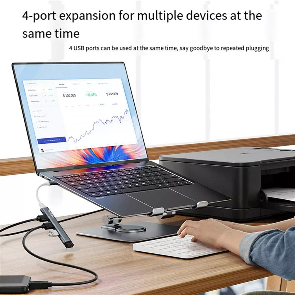 CABLECREATION 3xUSB2.0 + 1xUSB3.0 USB Hub Splitter Computer Laptop Phone Adapter