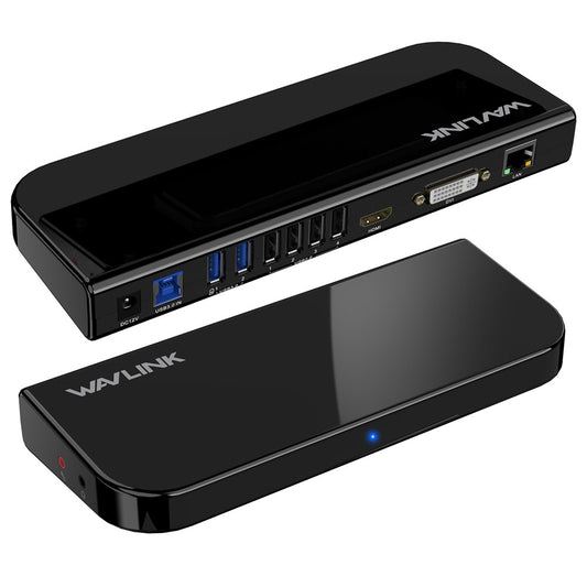WAVLINK UG49DK1 13 In 1 USB-C Hub Dual Display Docking Station For Windows Mac Chrome Android