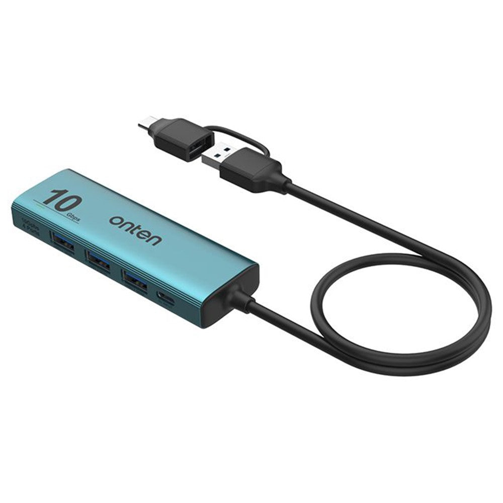 ONTEN UCA611+ 10G USB-A / USB-C to USB-A Converter 4 Port USB 3.2 Gen2 Hub with Charging Function