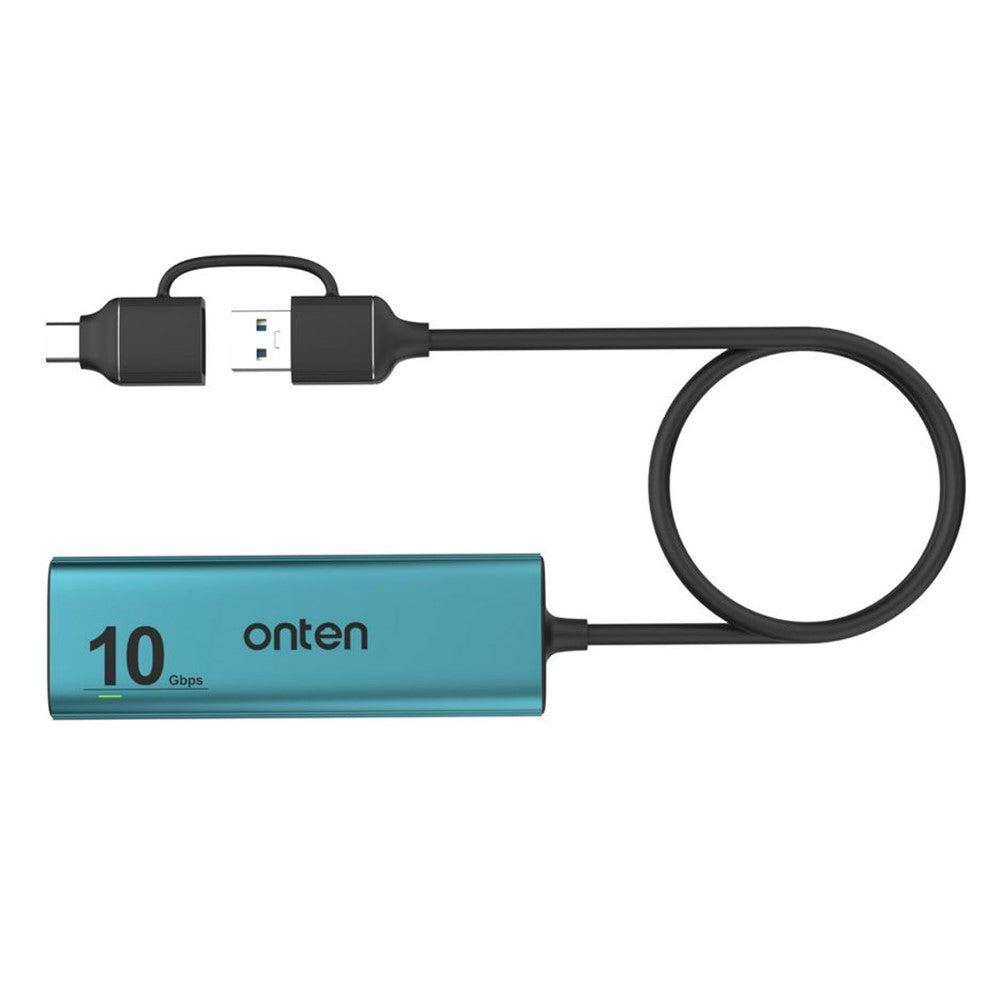 ONTEN UCA611+ 10G USB-A / USB-C to USB-A Converter 4 Port USB 3.2 Gen2 Hub with Charging Function