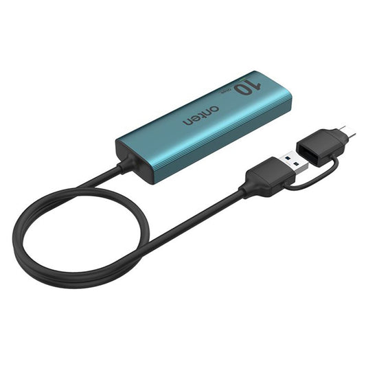 ONTEN UCA612+ USB-A / USB-C to 4 Port USB 3.2 Gen2 Hub 2xType-C + 2xUSB-A 10G Data Transfer Adapter