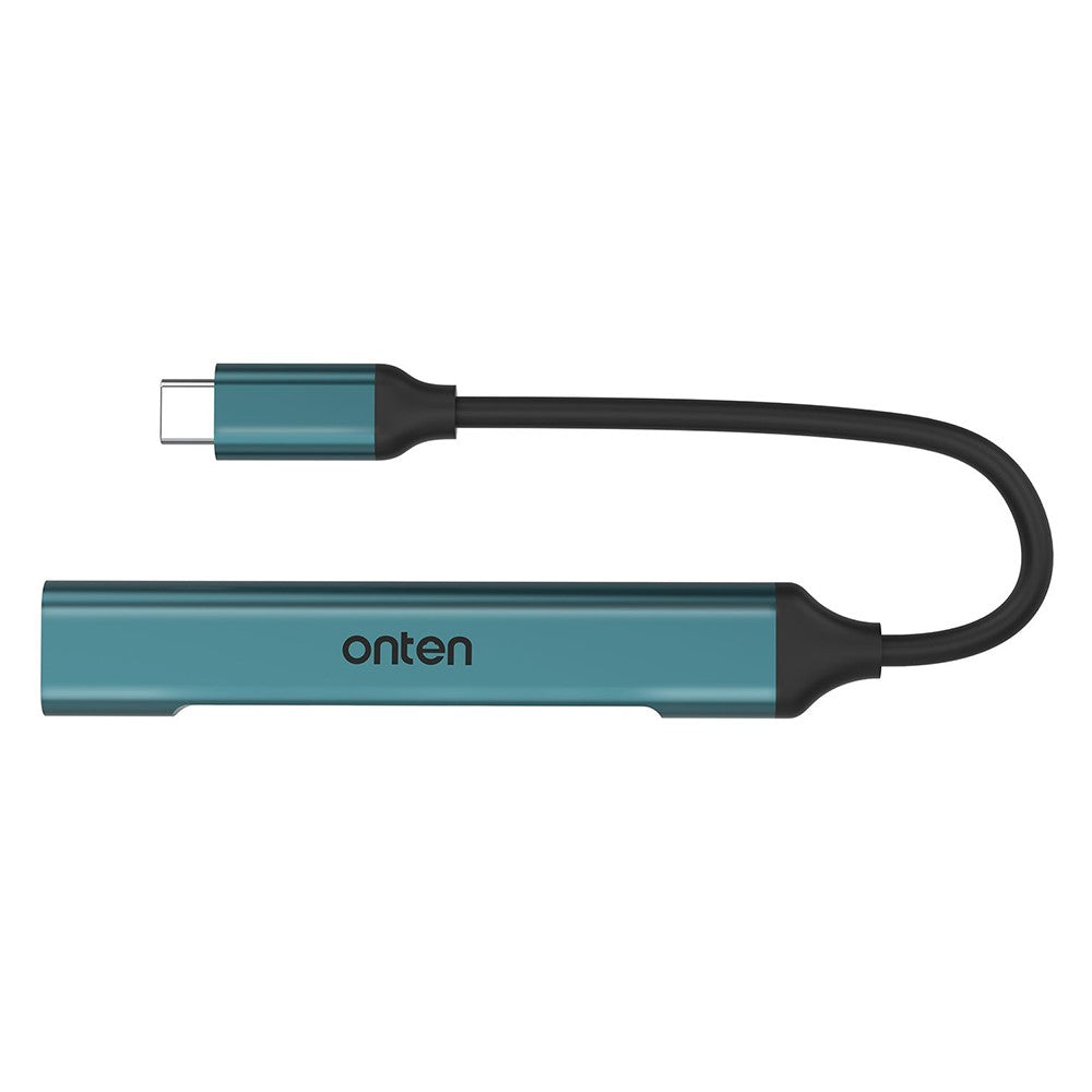 ONTEN OTN-9701 Portable Hub Type-C 3.0 to USB 3.0 + 3xUSB 2.0 Aluminum Alloy Adapter