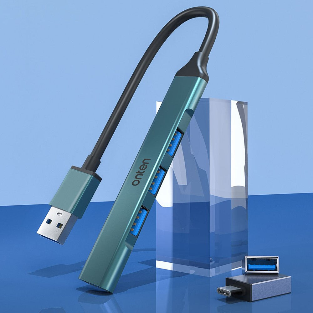 ONTEN OTN-5701 Portable USB Hub Adapter USB to USB 3.0 + 3xUSB 2.0 Expansion Dock