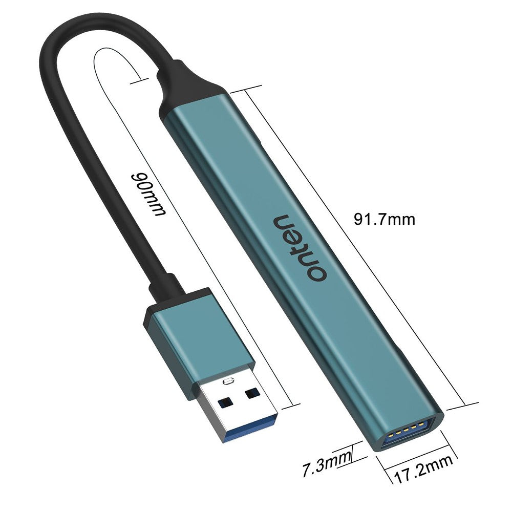 ONTEN OTN-5701 Portable USB Hub Adapter USB to USB 3.0 + 3xUSB 2.0 Expansion Dock