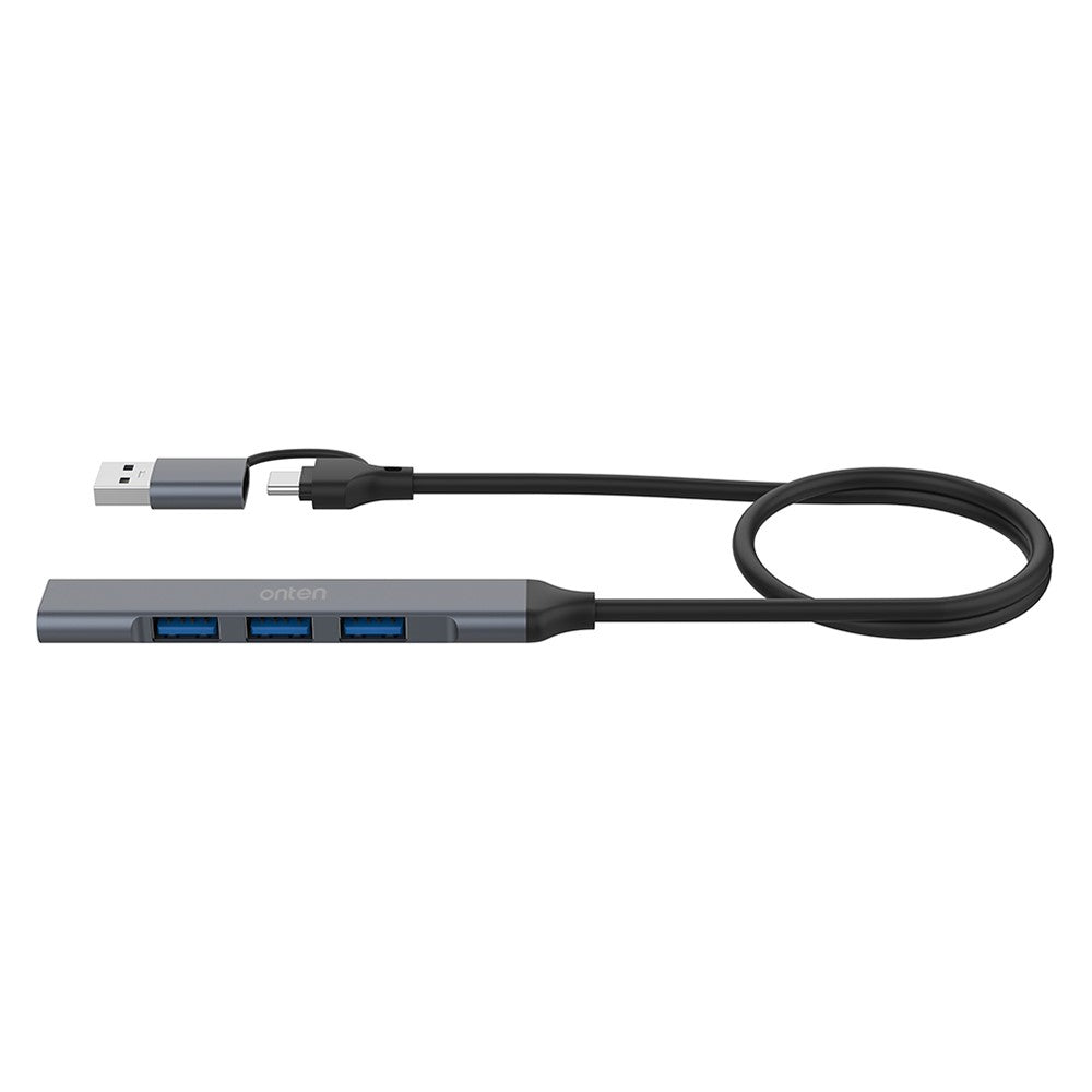 ONTEN UCA9701 USB-A / C Splitter USB 3.0 + 3xUSB 2.0 Computer Expansion Dock OTG Adapter