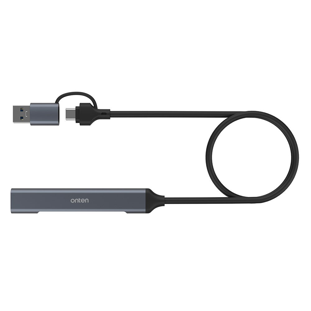 ONTEN UCA9701 USB-A / C Splitter USB 3.0 + 3xUSB 2.0 Computer Expansion Dock OTG Adapter