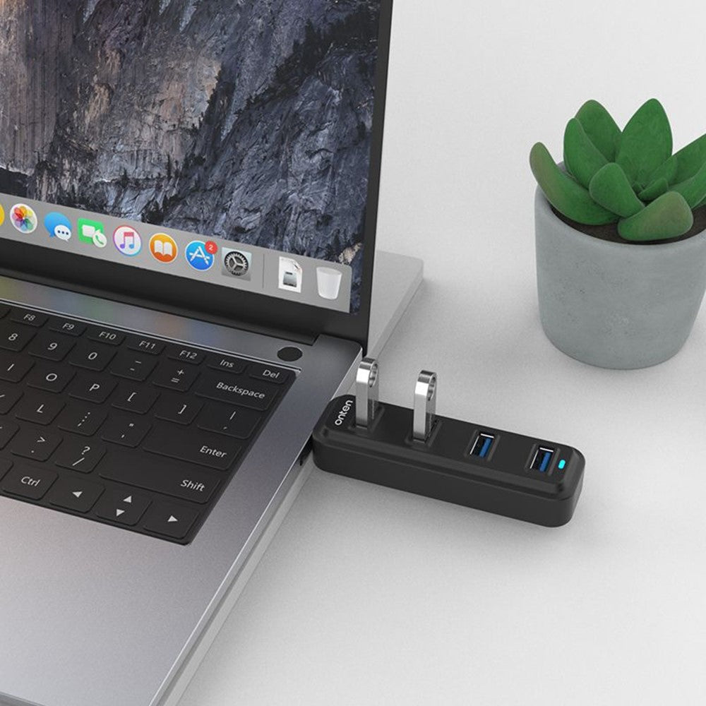 ONTEN 5312 USB3.0 to 4 x USB3.0 Hub 5Gpbs High Speed Data Transfer Adapter
