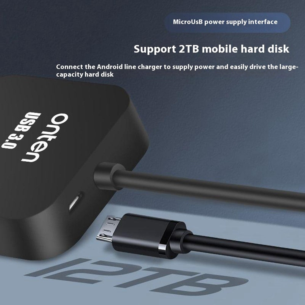 ONTEN 35210 4 Port USB 3.0 Hub Expansion Dock For Computer USB Splitter High Speed Data Transfer Adapter