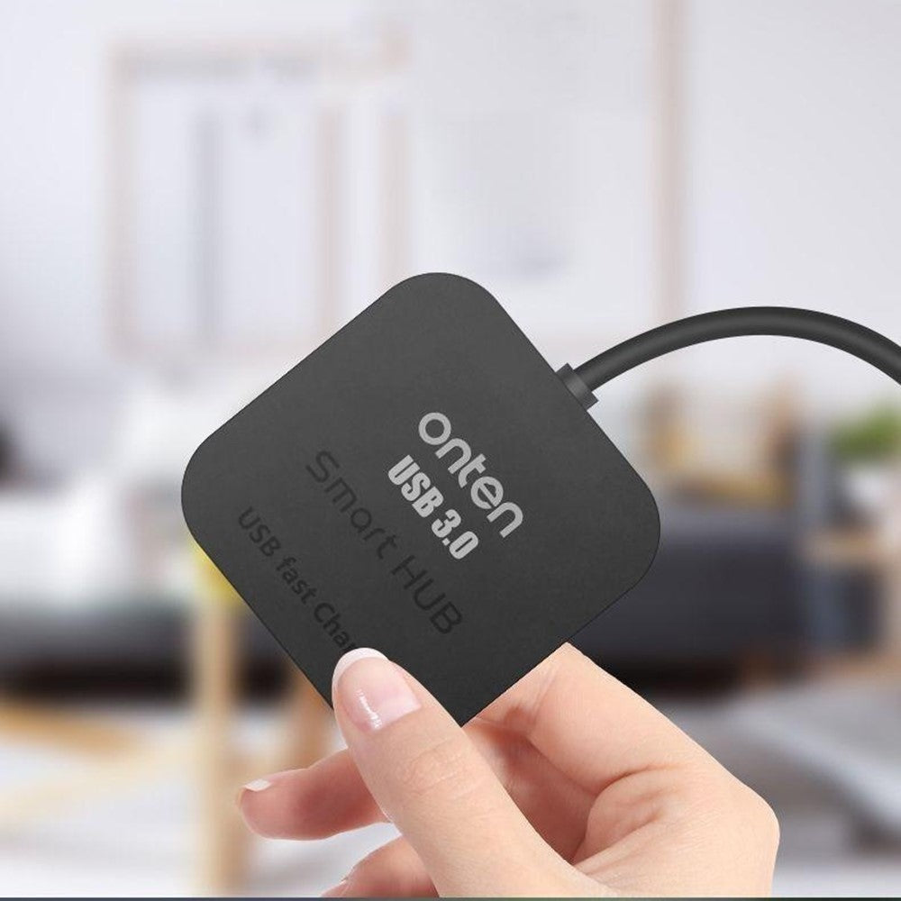 ONTEN 35210 4 Port USB 3.0 Hub Expansion Dock For Computer USB Splitter High Speed Data Transfer Adapter