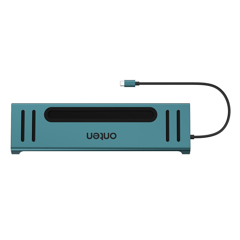 ONTEN 9199 12-in-1 USB-C Hub For Laptop Dual HDMI 4K Multi-Function Docking Station Ethernet SD Card Reader