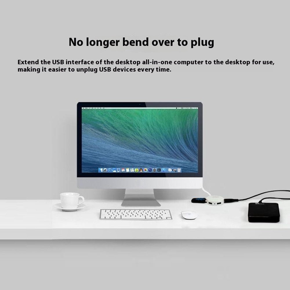 ONTEN OTN-5208 USB2.0 to 4 Port USB2.0 Hub OTG Adapter with Micro USB Power Supply Port