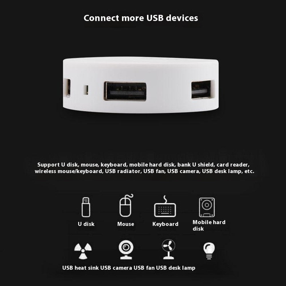 ONTEN OTN-5208 USB2.0 to 4 Port USB2.0 Hub OTG Adapter with Micro USB Power Supply Port