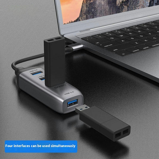 ONTEN 95118U USB-C Hub 4 in 1 Type-C to 4 x USB3.0 Splitter Adapter for Laptop Phone Tablet