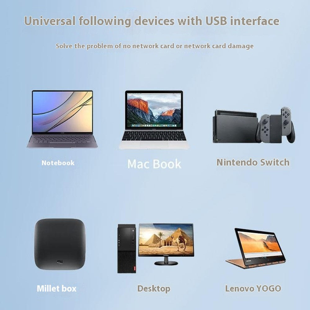 2503 USB / Type-C Hub Gigabit RJ45 2xUSB3.2 USB-C2.0 USB-C3.2 DC5V 6 in 1 Docking Station