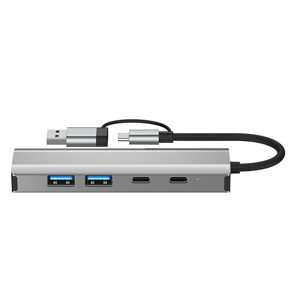 2503 USB / Type-C Hub Gigabit RJ45 2xUSB3.2 USB-C2.0 USB-C3.2 DC5V 6 in 1 Docking Station