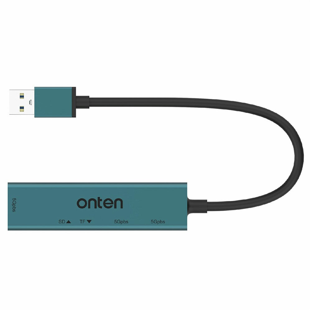 ONTEN 5223 5 in 1 USB 3.0 Hub Expansion Dock 3xUSB3.0 TF SD Card Reader Adapter