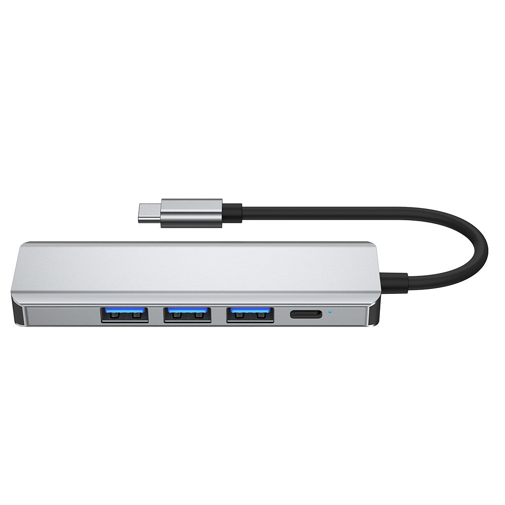 2421 Type-C 5 in 1 Laptop Expansion Hub 8K DP 100W PD Charging USB 2.0 Ports Adapter