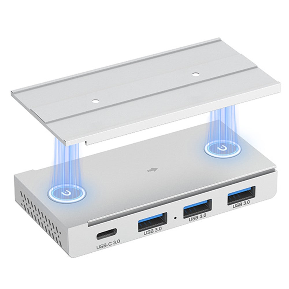 HST-3A1C USB Hub 3 x USB3.0 + Type-C Splitter Adapter Magnetic Rail Expansion Dock
