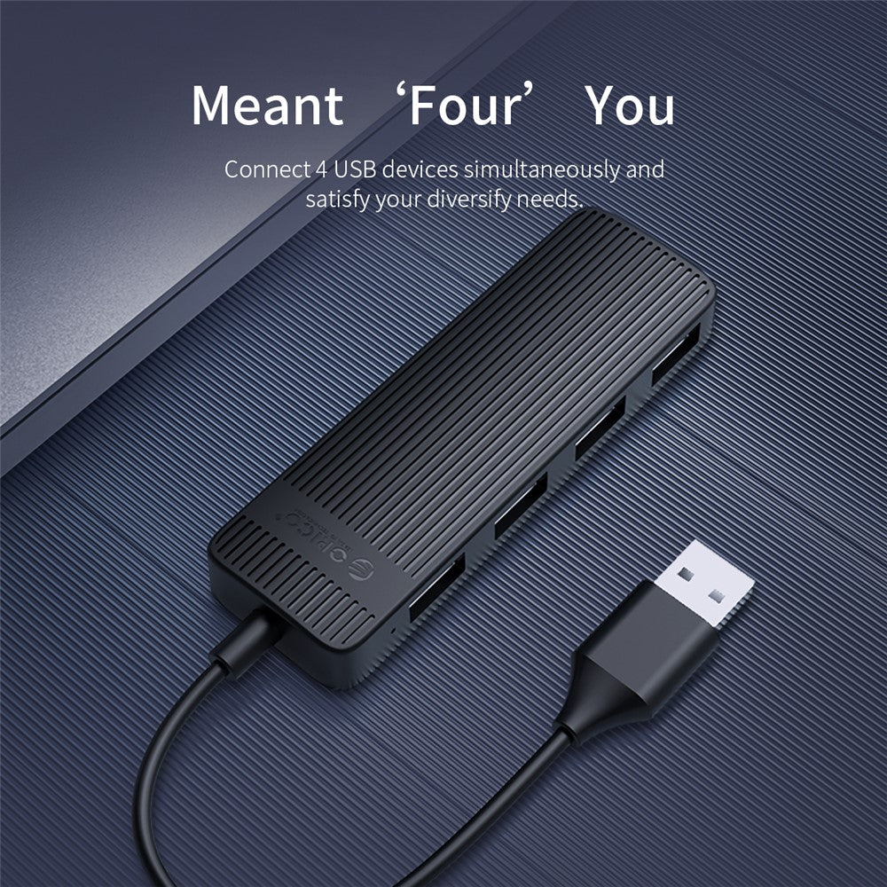 ORICO FL02 Multi-Port USB2.0 Hub Mini Portable Mini USB Adapter High-speed Sync Converter for Laptops