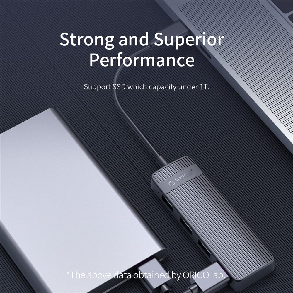 ORICO FL02 Multi-Port USB2.0 Hub Mini Portable Mini USB Adapter High-speed Sync Converter for Laptops