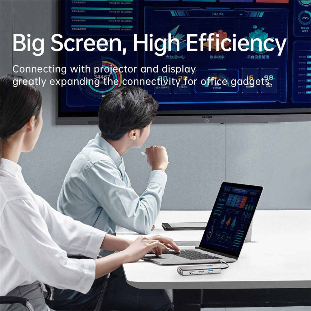 ORICO PW11-5P 5 in 1 Docking Station 4K Video PD 60W Charging Multifunctional Type-C Hub