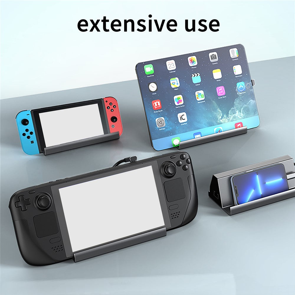 BS107 Type-C to PD+HD+USB3.0*2+USB2.0+USB-C+RJ45 Hub Adapter 7-in-1 Gaming Docking Station for Steam Deck