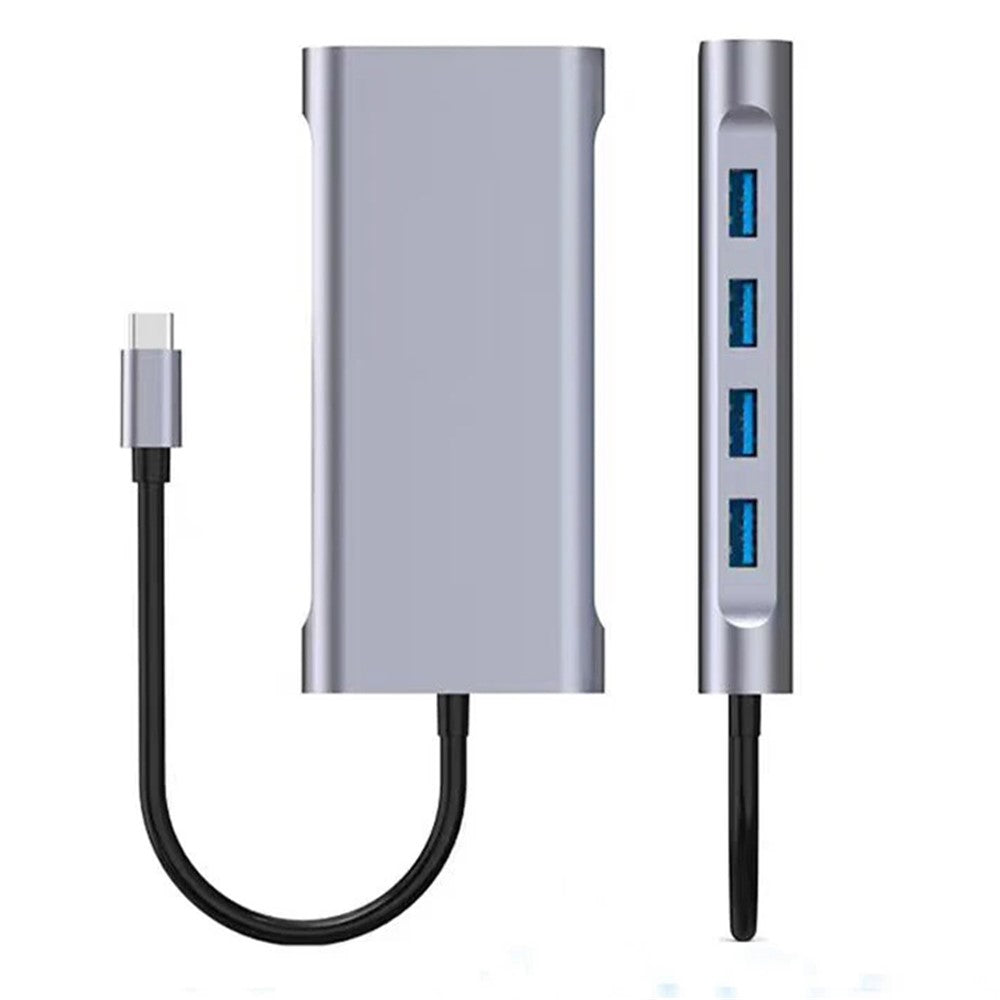 2110 11-in-1 Type-C Docking Station 4K*2K@30Hz Multi-Port Hub USB Data Reading Card Slots Adapter