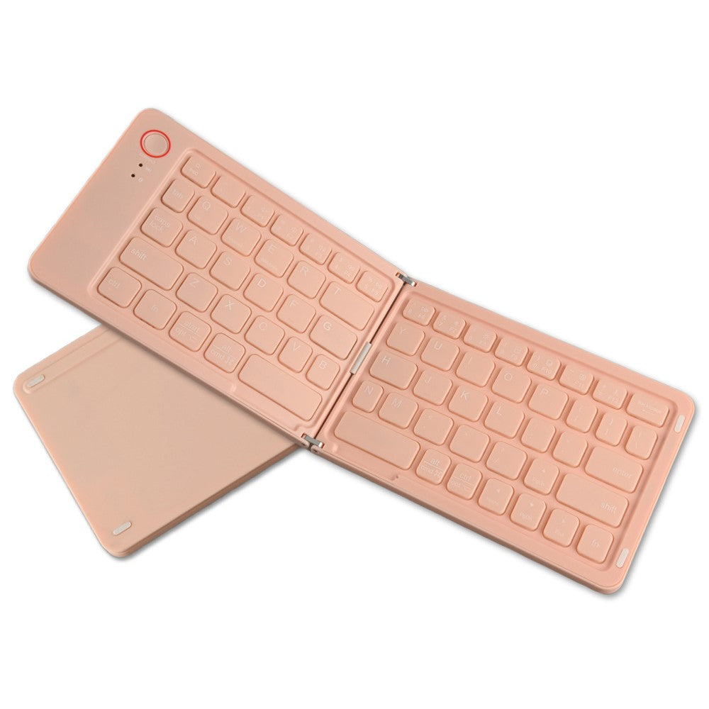 B203 Portable Bi-Fold Bluetooth-compatible Keyboard Universal Laptop Tablet Phone Wireless Keyboard