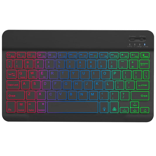 RGB-030 RGB Colorful Backlight 10-inch Wireless Bluetooth-compatible Keyboard