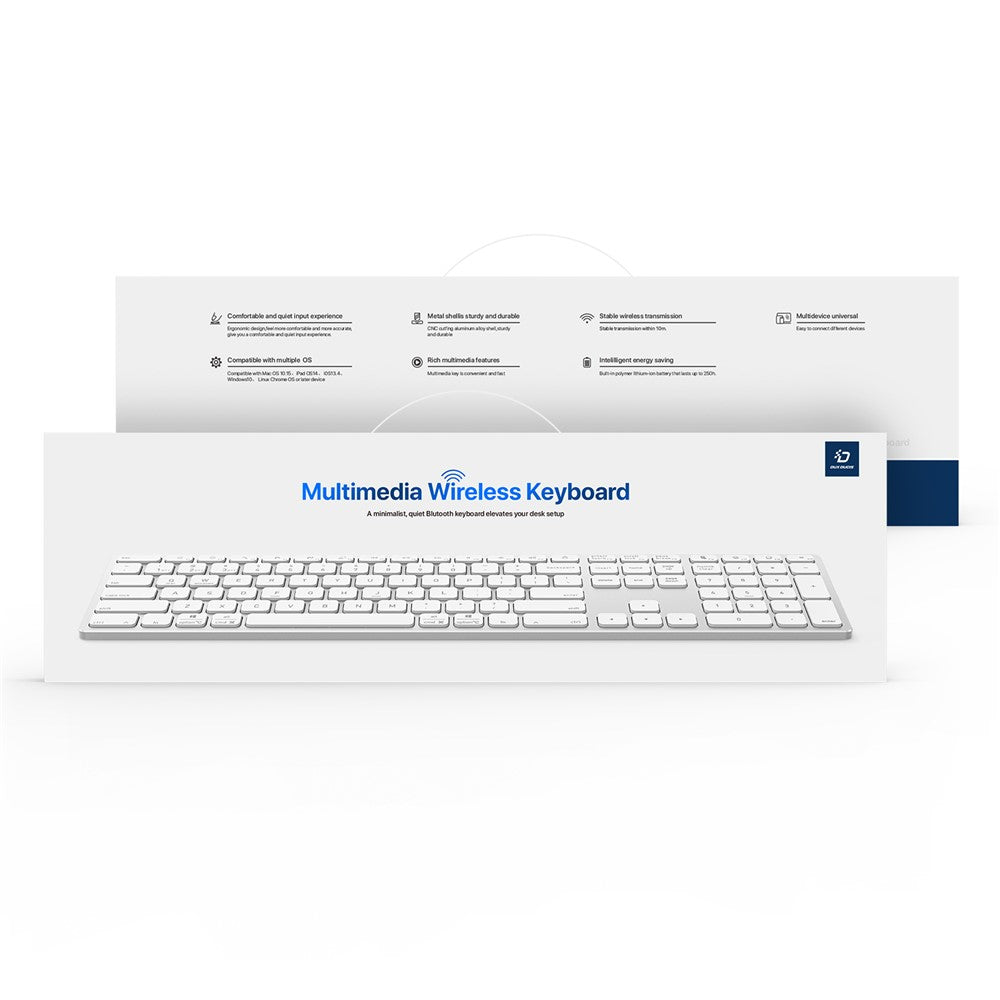 Wireless Keyboard Wireless Keyboard DUX DUCIS LK Series Mute Keyboard for Laptops/Tablets/Phones