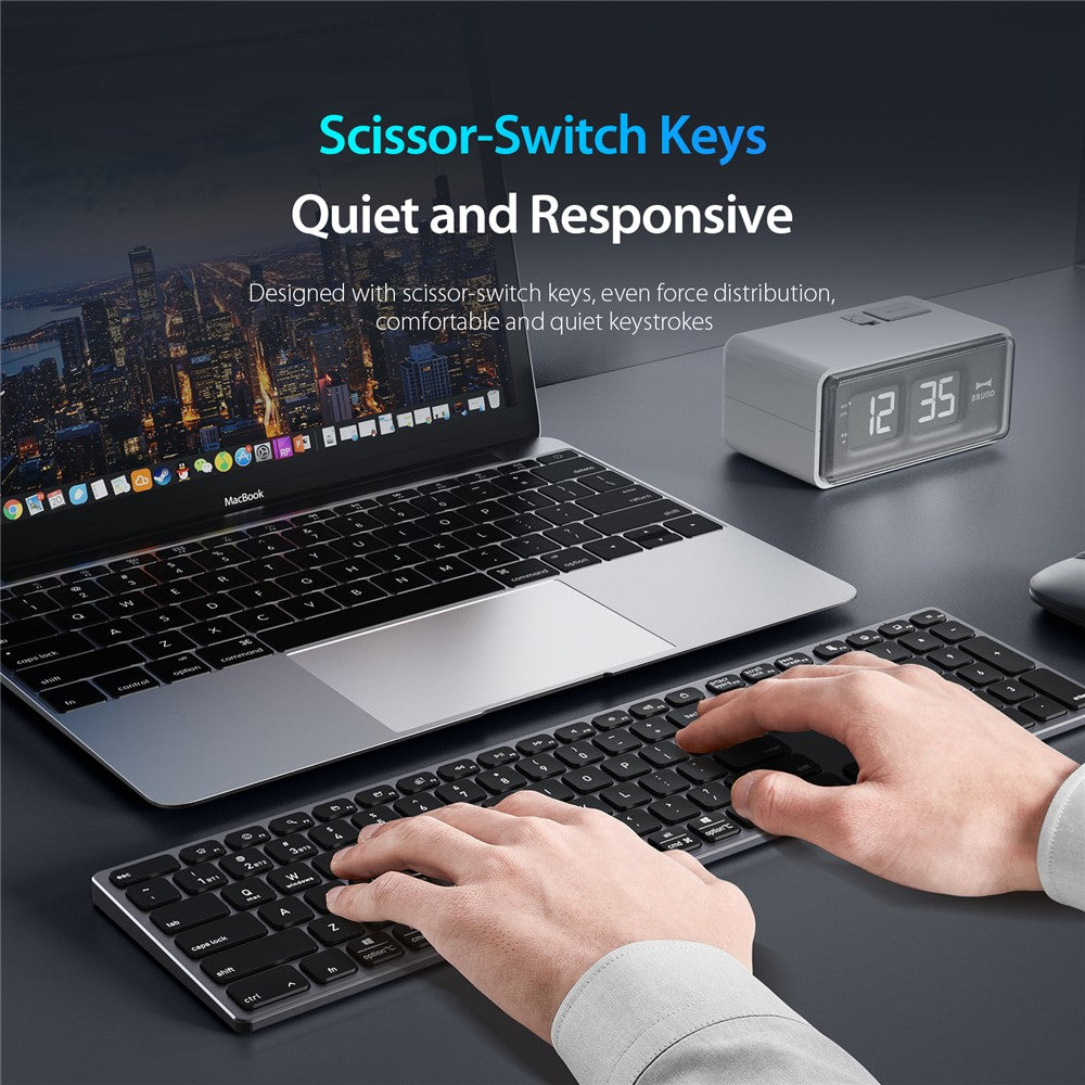 Wireless Keyboard Wireless Keyboard DUX DUCIS LK Series Mute Keyboard for Laptops/Tablets/Phones